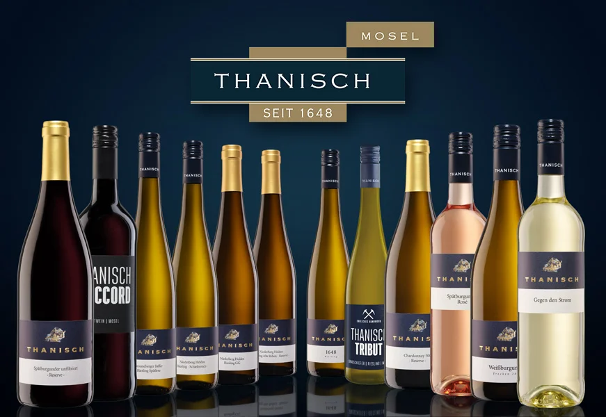 Aktuelle Weinliste | Weingut Thanisch Hier finden Sie unsere aktuelle Weinliste | Weingut Thanisch, Moselstraße 57a, 54470 Lieser (Mosel), Tel.: +49 (0) 6531 / 8227, Fax: +49 (0) 6531 / 8294